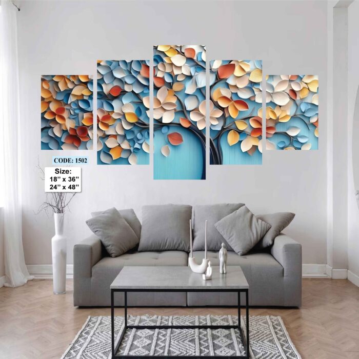 5 piece Wall Canvas set, Code 1502