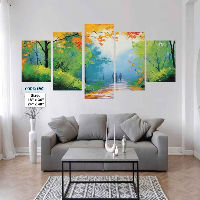 5 piece Wall Canvas set, Code 1507