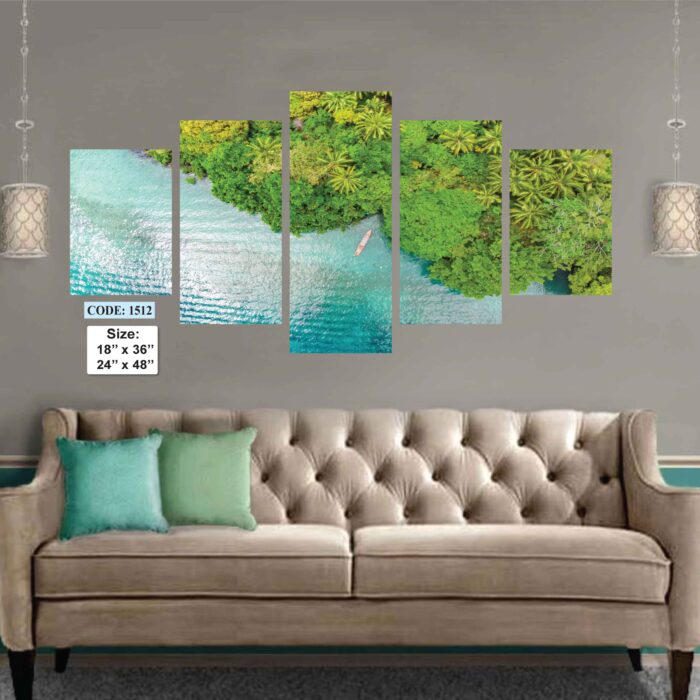 5 piece Wall Canvas set, Code 1512