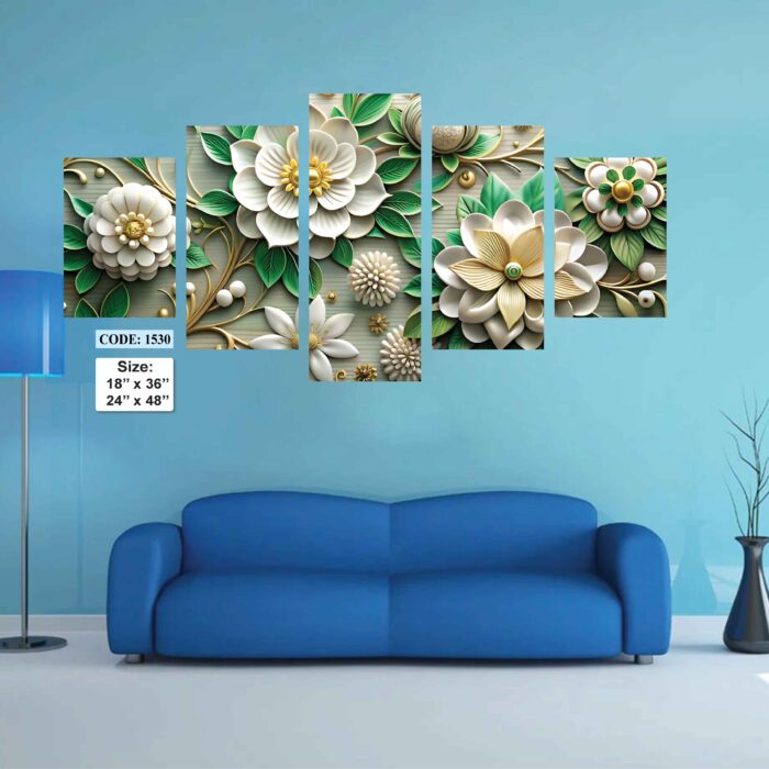 5 piece Wall Canvas set, Code 1530