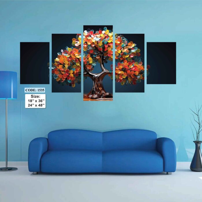 5 piece Wall Canvas set, Code 1532