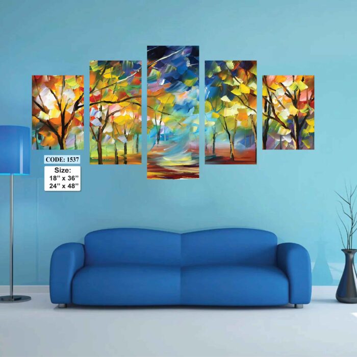 5 piece Wall Canvas set, Code 1537