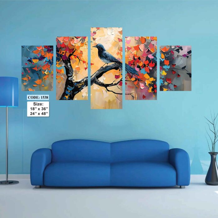 5 piece Wall Canvas set, Code 1538