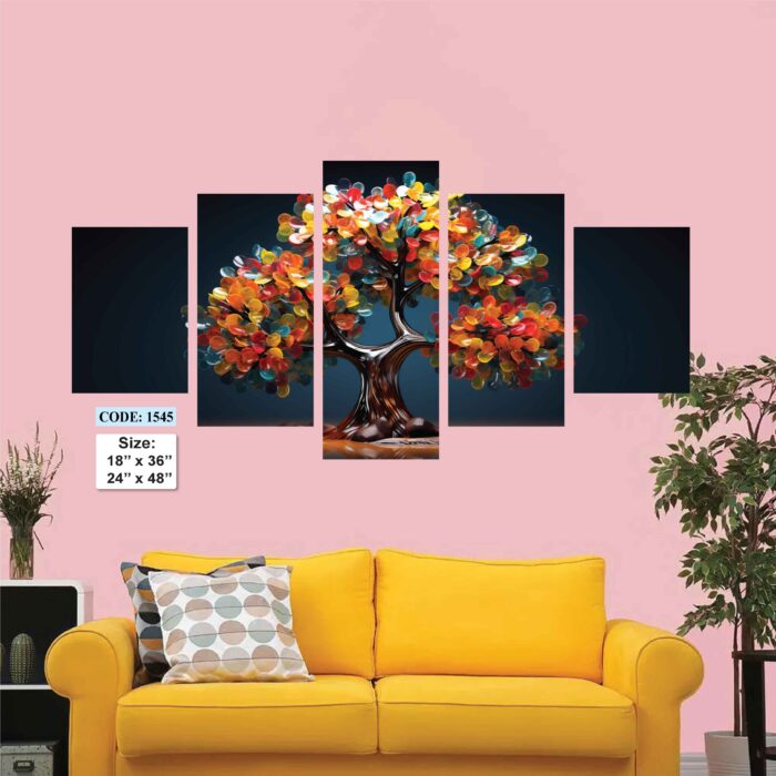 5 piece Wall Canvas set, Code 1545