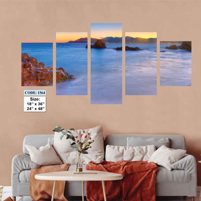 5 piece Wall Canvas set, Code 1564
