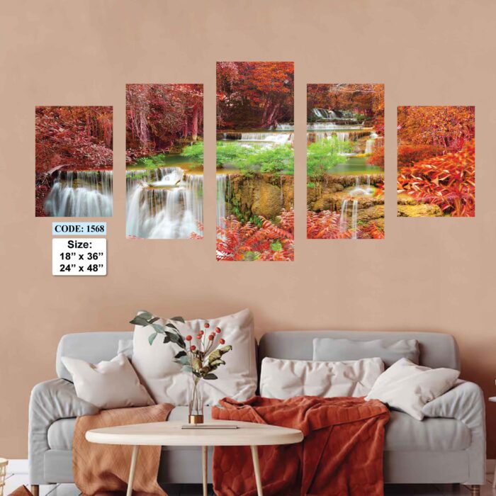 5 piece Wall Canvas set, Code 1568