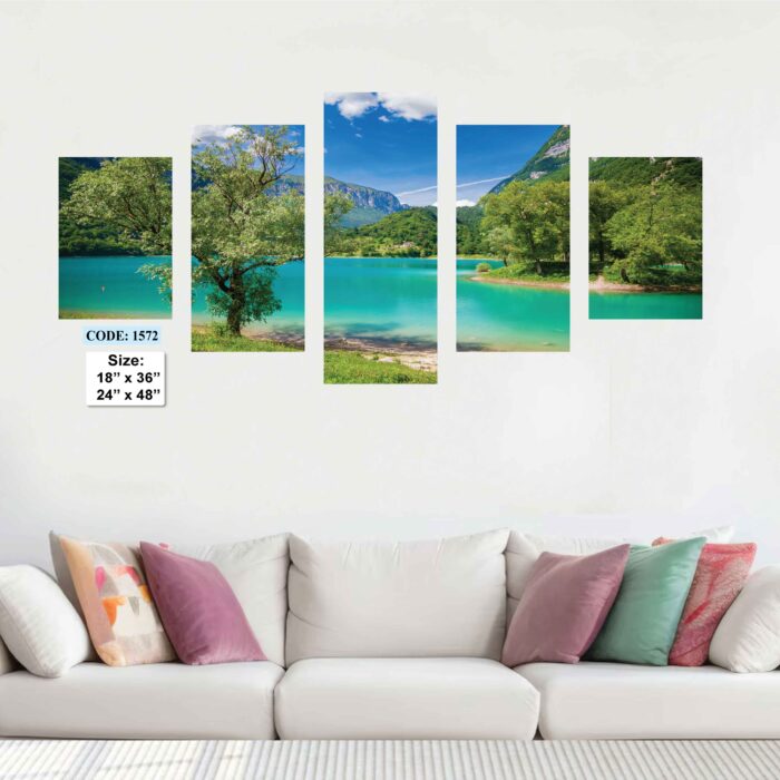 5 piece Wall Canvas set, Code 1572