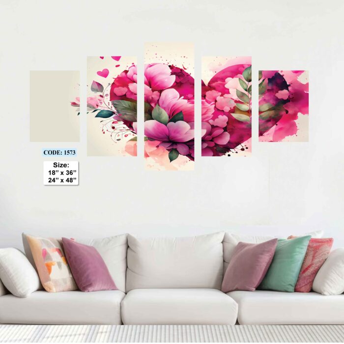 5 piece Wall Canvas set, Code 1573