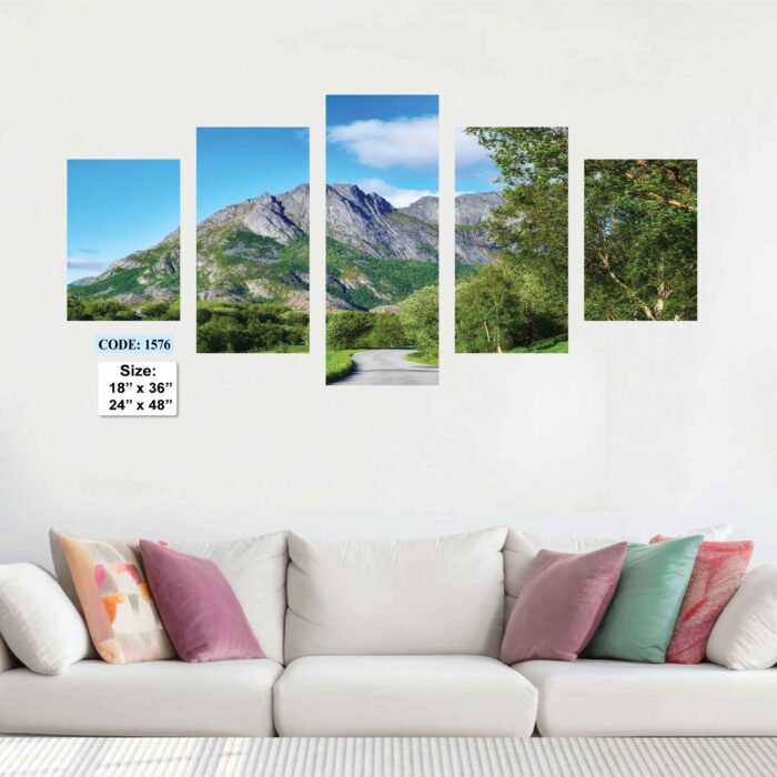 5 piece Wall Canvas set, Code 1576