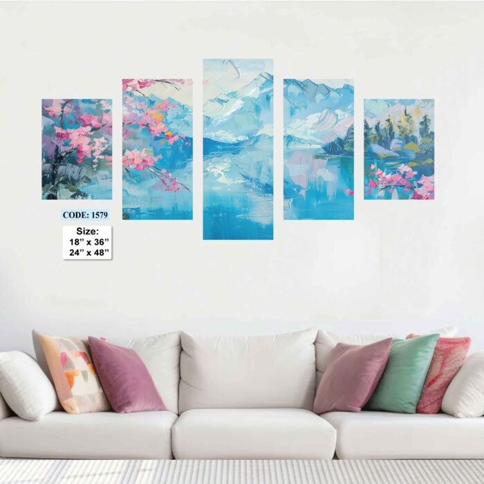 5 piece Wall Canvas set, Code 1579
