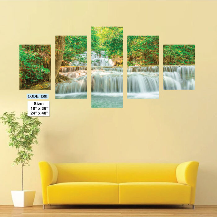 5 piece Wall Canvas set, Code 1581