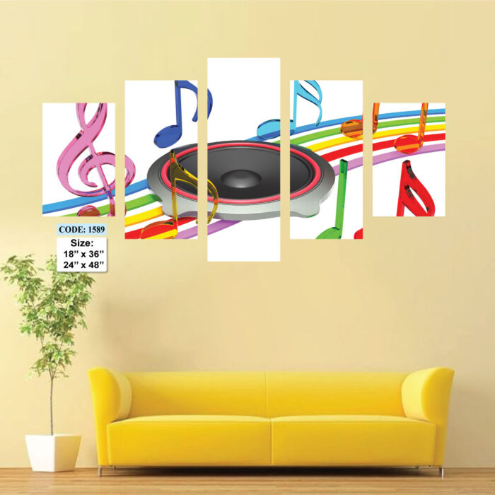 5 piece Wall Canvas set, Code 1589