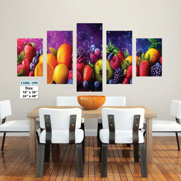 5 piece Wall Canvas set, Code 1595