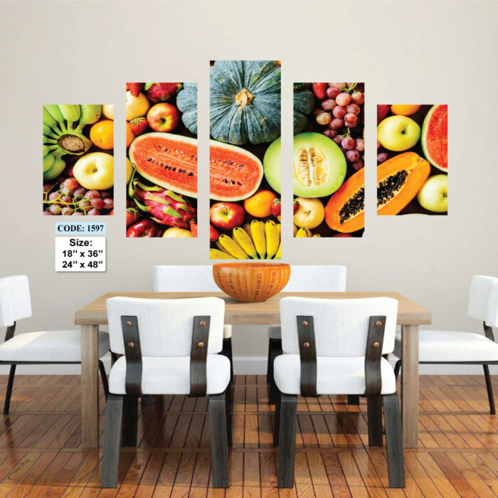 5 piece Wall Canvas set, Code 1597
