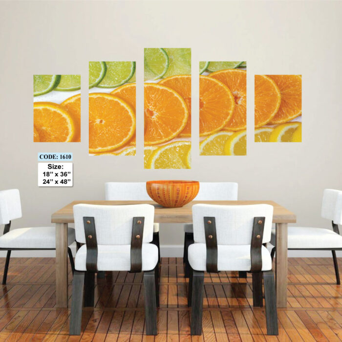 5 piece Wall Canvas set, Code 1610