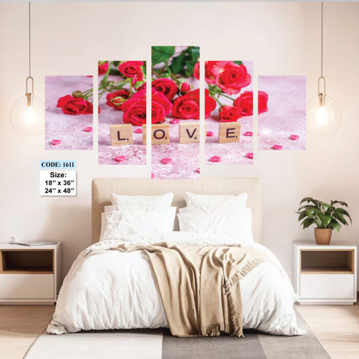 5 piece Wall Canvas set, Code 1611