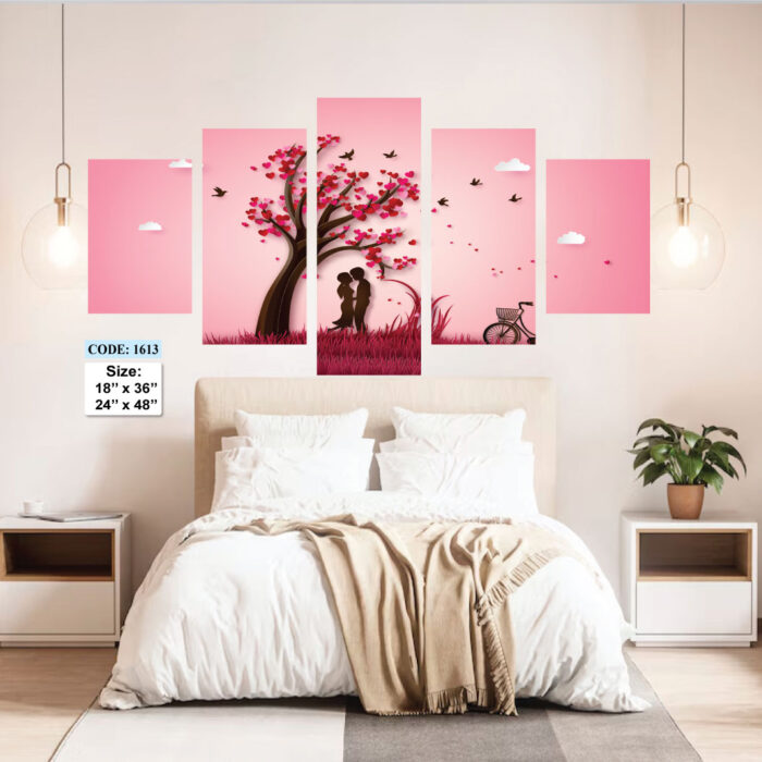 5 piece Wall Canvas set, Code 1613