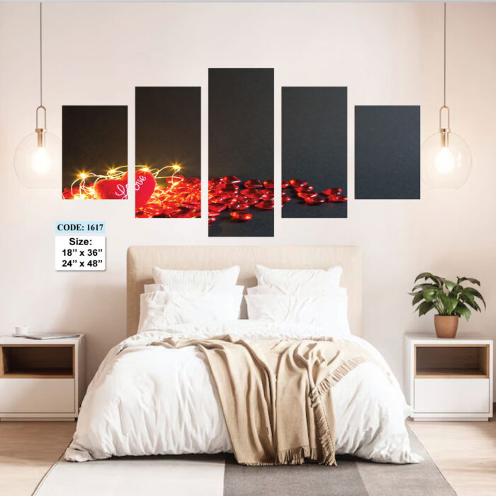 5 piece Wall Canvas set, Code 1617
