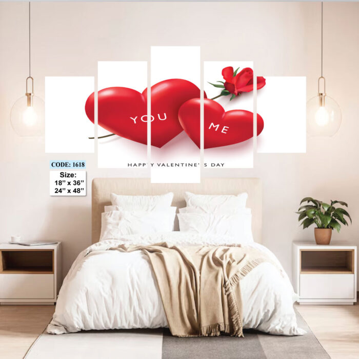 5 piece Wall Canvas set, Code 1618