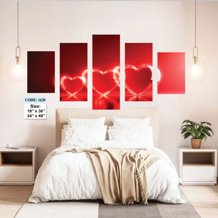 5 piece Wall Canvas set, Code 1620