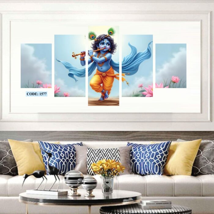 Religion Wall Canvas 5 pic set, Code 1577