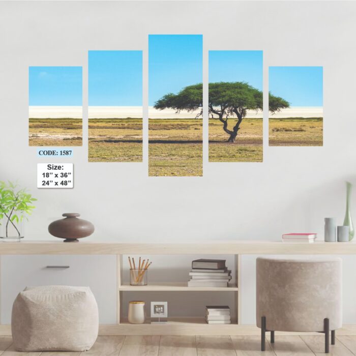 5 pic Wall Canvas  set, Code 1587