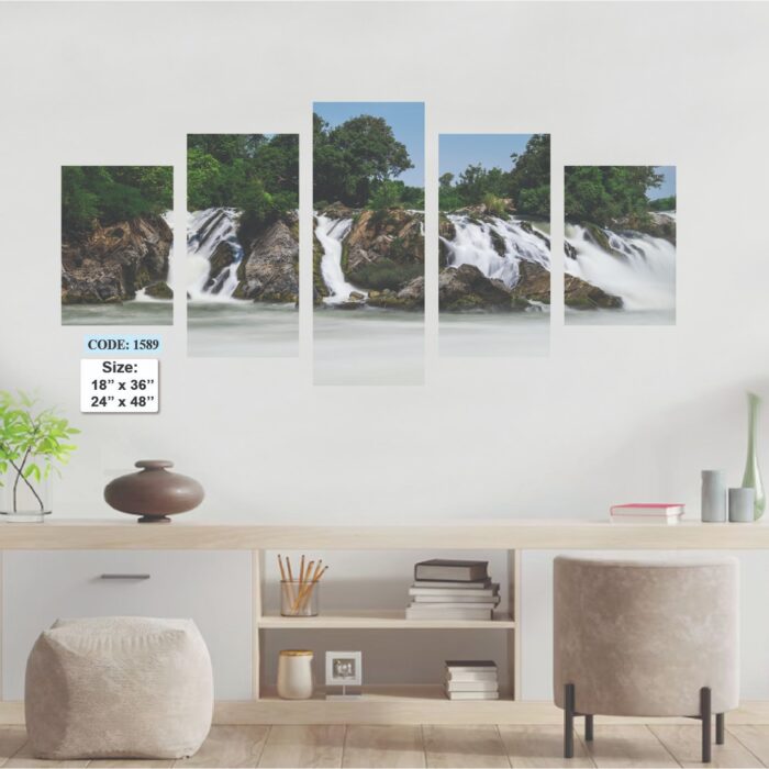 5 piece Wall Canvas  set, Code 1589