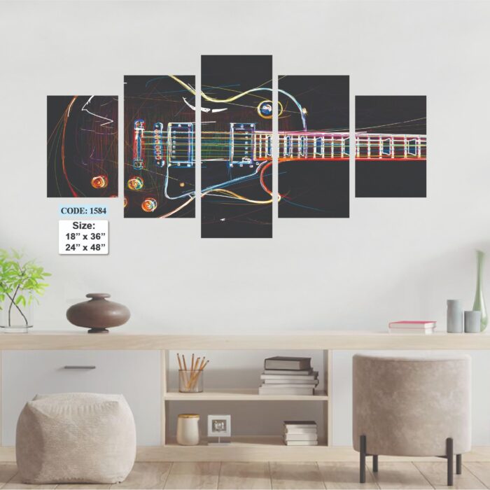 5 piece Wall Canvas  set, Code 1584