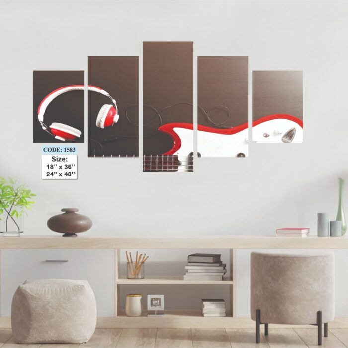 5 piece Wall Canvas  set, Code 1583