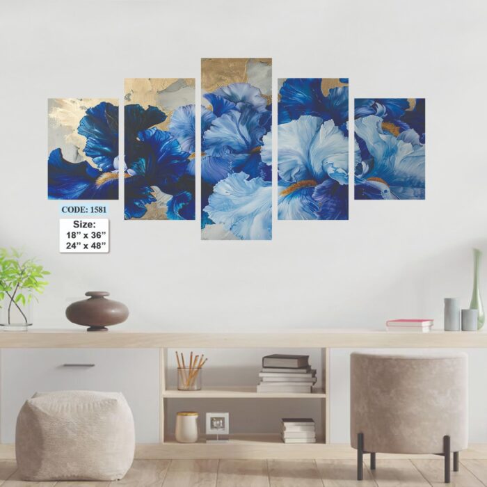 5 piece Wall Canvas  set, Code 1581