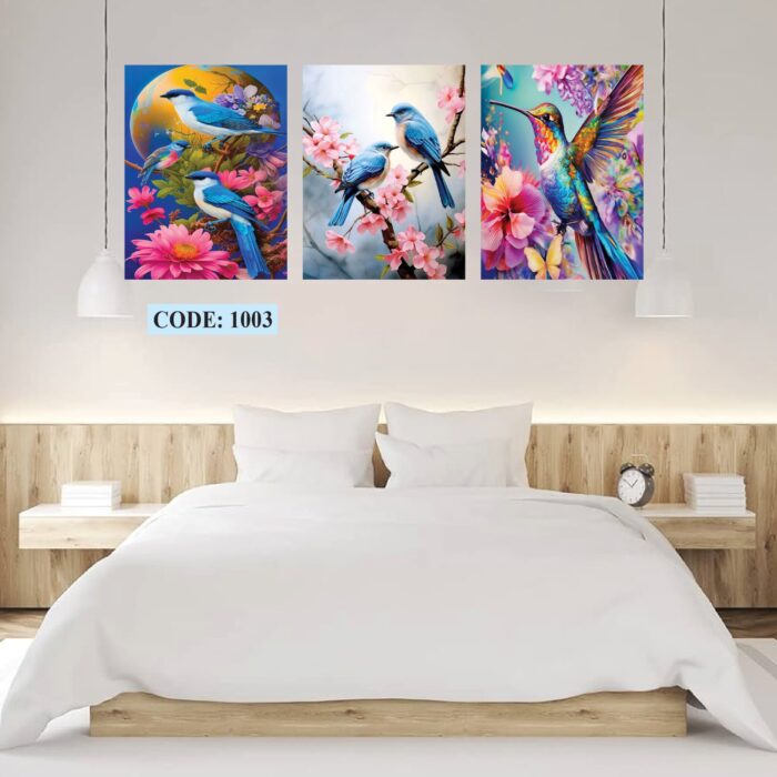 Wall Canvas 3 pic set, Code 1003