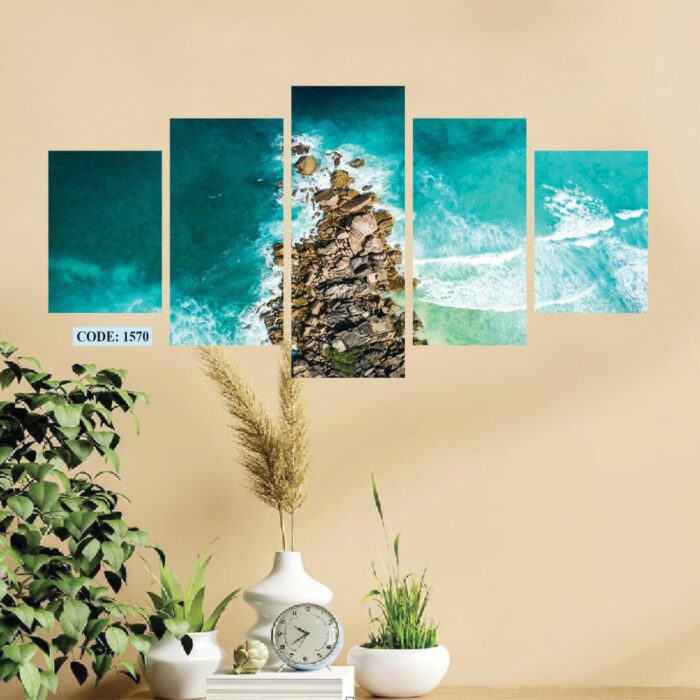 Wall Canvas 5 pic set, Code 1570