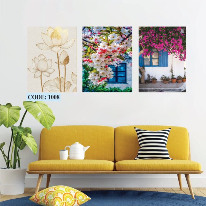 Wall Canvas 3 pic set, Code 1008