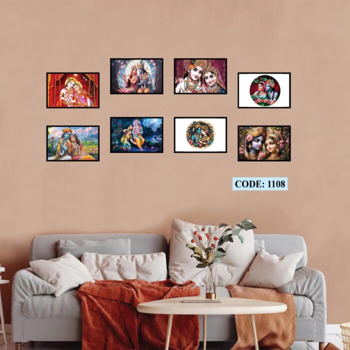 8 Pis Combo Wall Canvas set, Code 1108