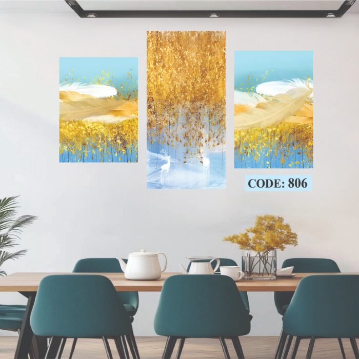 Wall Canvas 3 pic set, Code 8006