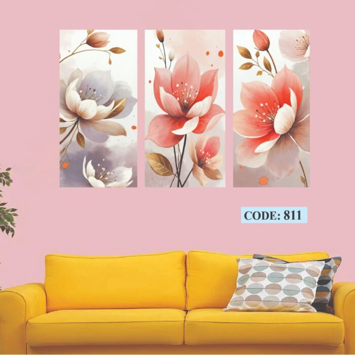 Wall Canvas 3 pic set, Code 8011